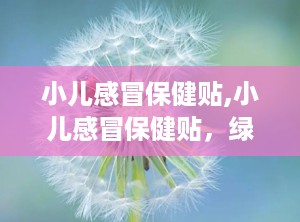 小儿感冒保健贴,小儿感冒保健贴，绿色护理新选择