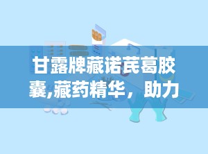 甘露牌藏诺芪葛胶囊,藏药精华，助力血糖健康