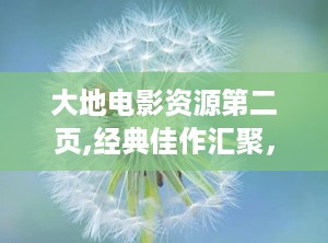 大地电影资源第二页,经典佳作汇聚，光影世界尽收眼底