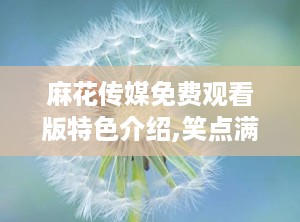 麻花传媒免费观看版特色介绍,笑点满满，精彩纷呈，轻松畅享喜剧盛宴
