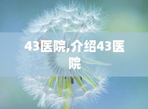 43医院,介绍43医院