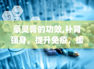 豪灵膏的功效,补肾强身，提升免疫，缓解疲劳的天然良方