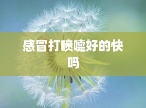 感冒打喷嚏好的快吗