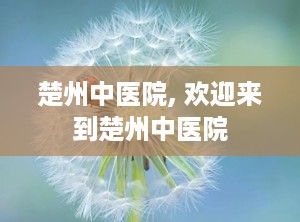 楚州中医院, 欢迎来到楚州中医院