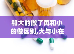 和大的做了再和小的做区别,大与小在文章副标题中的运用区别”