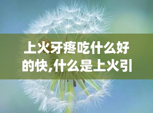 上火牙疼吃什么好的快,什么是上火引起的牙疼？