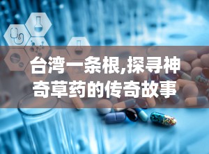 台湾一条根,探寻神奇草药的传奇故事