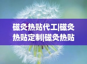 磁灸热贴代工|磁灸热贴定制|磁灸热贴,打造个性化健康护理解决方案