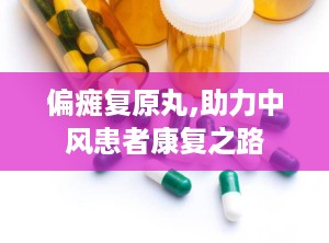 偏瘫复原丸,助力中风患者康复之路