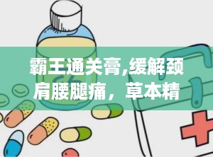 霸王通关膏,缓解颈肩腰腿痛，草本精华，市场新宠”