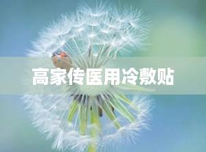 高家传医用冷敷贴