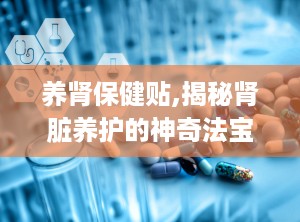 养肾保健贴,揭秘肾脏养护的神奇法宝