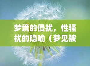 梦境的侵扰，性骚扰的隐喻（梦见被性骚扰是什么意思,好不好,代表什么）