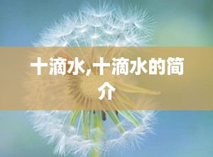 十滴水,十滴水的简介