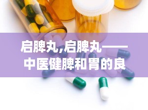 启脾丸,启脾丸——中医健脾和胃的良药