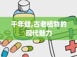 千年健,古老植物的现代魅力
