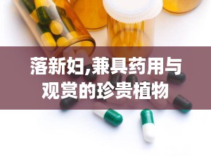 落新妇,兼具药用与观赏的珍贵植物