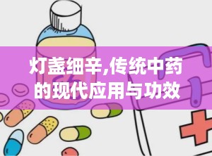 灯盏细辛,传统中药的现代应用与功效