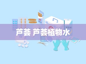 芦荟 芦荟植物水