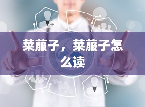 莱菔子，莱菔子怎么读