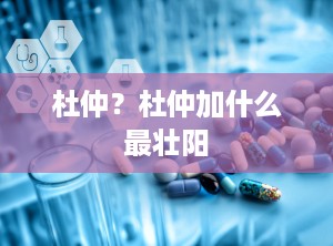 杜仲？杜仲加什么最壮阳