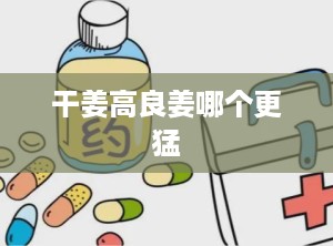 干姜高良姜哪个更猛