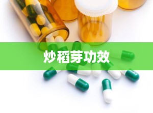 炒稻芽功效