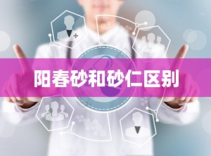 阳春砂和砂仁区别