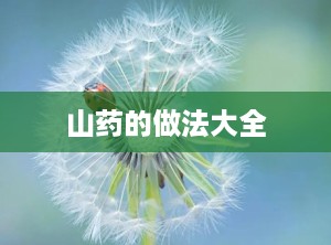 山药的做法大全