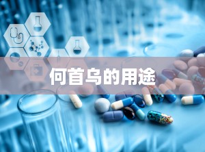 何首乌的用途