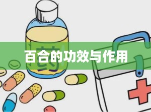 百合的功效与作用