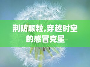 荆防颗粒,穿越时空的感冒克星
