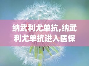 纳武利尤单抗,纳武利尤单抗进入医保价格