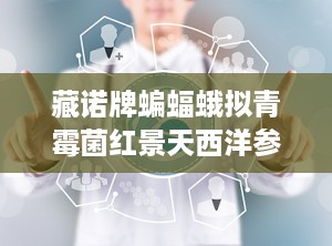 藏诺牌蝙蝠蛾拟青霉菌红景天西洋参片,民族医药的璀璨明珠