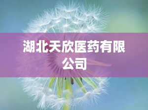湖北天欣医药有限公司