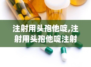 注射用头孢他啶,注射用头孢他啶注射说明书用法用量