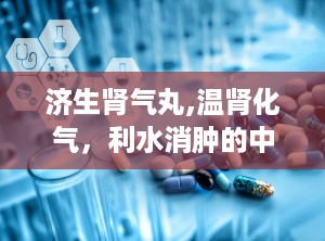 济生肾气丸,温肾化气，利水消肿的中医经典方剂
