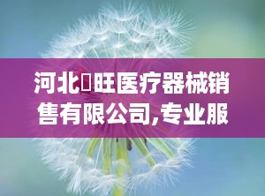河北燊旺医疗器械销售有限公司,专业服务，健康守护先锋