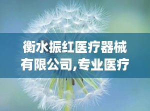 衡水振红医疗器械有限公司,专业医疗器械生产与销售，服务广大客户