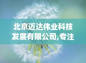 北京迈达伟业科技发展有限公司,专注肿瘤医疗设备研发，助力健康事业创新发展”