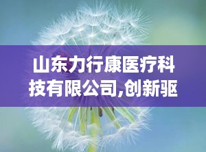 山东力行康医疗科技有限公司,创新驱动，助力健康未来