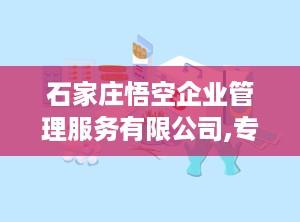 石家庄悟空企业管理服务有限公司,专业赋能，助力企业腾飞