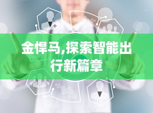 金悍马,探索智能出行新篇章