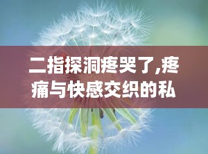 二指探洞疼哭了,疼痛与快感交织的私密之旅