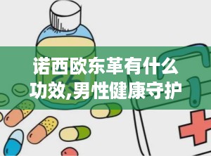 诺西欧东革有什么功效,男性健康守护神，五大功效助力活力人生