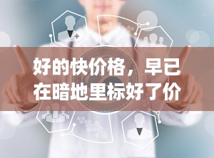 好的快价格，早已在暗地里标好了价格