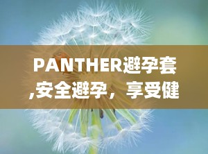 PANTHER避孕套,安全避孕，享受健康性爱生活