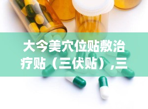 大今美穴位贴敷治疗贴（三伏贴）,三伏天里的养生保健秘籍——大今美穴位贴敷治疗贴（三伏贴）全解析