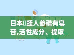 日本龍蛭人参稀有皂苷,活性成分、提取工艺与药理作用”